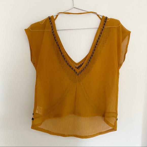 Urban Outfitters Beaded Boho Top - Picture 2 of 13